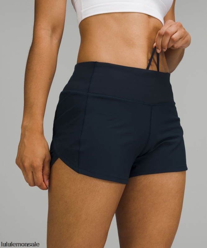 Lululemon Damen DELULU364 | Lululemon Deutschland True Navy Speed ​​Up Mid Rise Lined Short 4
